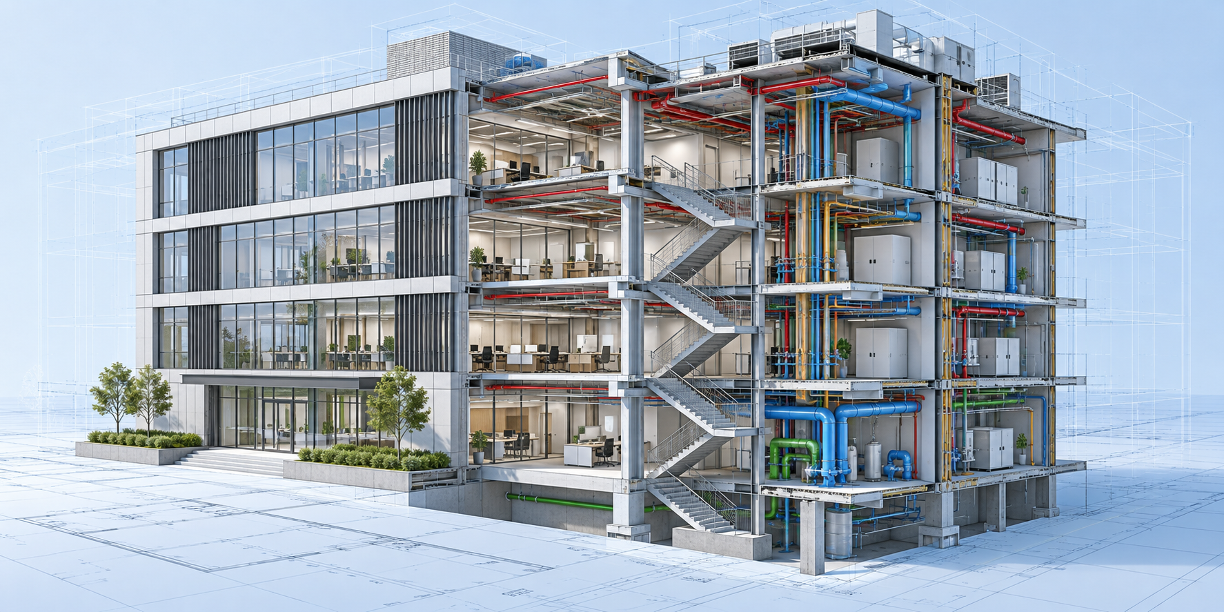BIM人工建模服务示意