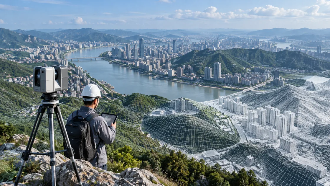 地形测量与实景三维底板应用场景示意